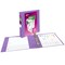 Avery Durable View 3 Ring Binder, 1.5 Inch Slant Rings, Lavender Binder (17084)